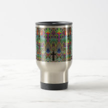Taza del viaje de tres cruces