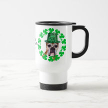 Taza del viaje del boxeador del día de St Patrick 