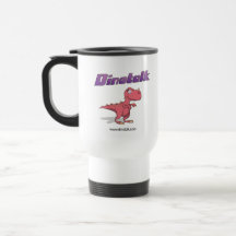 Taza del viaje del chica de Dino