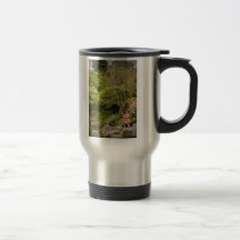 Taza del viaje del compromiso de Luis y de Jessica