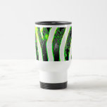 Taza del viaje del extracto de la raya de la cebra