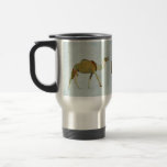Taza del viaje del monograma de los camellos