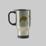 Taza del viaje del monograma de los camellos tazas