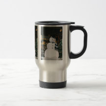 Taza del viaje del muñeco de nieve