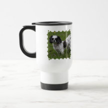 Taza del viaje del perro de aguas de rey Charles