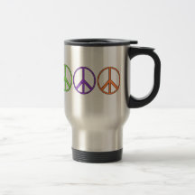 Taza del viaje del símbolo de paz