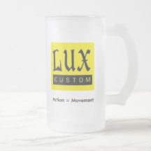Taza del vidrio esmerilado
