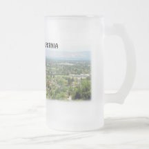 Taza del vidrio esmerilado de Cupertino California