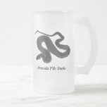 Taza del vidrio esmerilado de la serpiente del fic