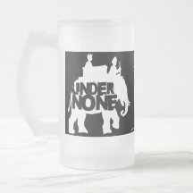 Taza del vidrio esmerilado del elefante blanco
