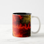 Taza del zigzag de la llama
