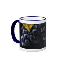 Taza deliciosa del racimo de la uva