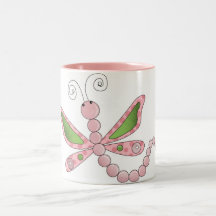 taza demasiado linda del insecto