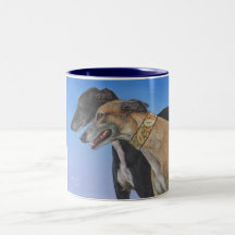 Taza dinámica de la taza del perro del rescate del
