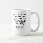Taza divertida del consejo sabio