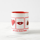 Taza divertida del el día de San Valentín