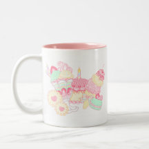 Taza dulce del cumpleaños