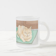 Taza dulce del gato del gatito