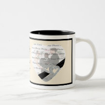 Taza elegante de la cinta del negro del diamante