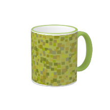 Taza elegante del modelo de mosaico