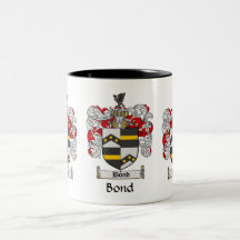 Taza en enlace del escudo de la familia