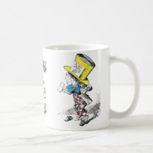 Taza enojada del regalo del sombrerero