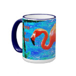 Taza enrrollada del flamenco