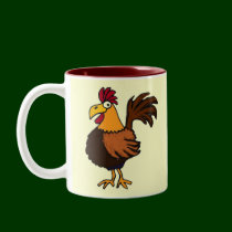 Taza enrrollada del gallo AB tazas