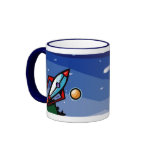 Taza extranjera 2 de la nave espacial