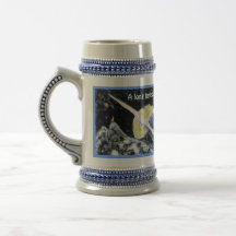 Taza extranjera de la ciencia ficción del cielo pa