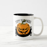 Taza fantasmagórica del Dos-Tono de la Jack-o-lint