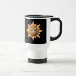 Taza felina del viaje de la sol
