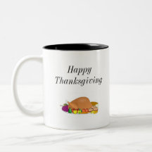 Taza feliz de la acción de gracias