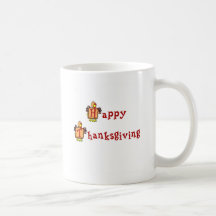 Taza feliz de la acción de gracias