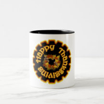 Taza feliz de la acción de gracias