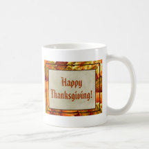 ¡Taza feliz de la acción de gracias!
