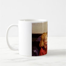 Taza feliz de los bebedores del café de los pares