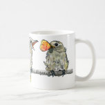Taza feliz de los pájaros del día de San Valentín