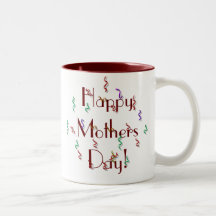 Taza feliz del día de madres