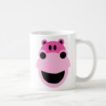 Taza feliz del hipopótamo
