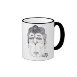 taza feliz del hombre