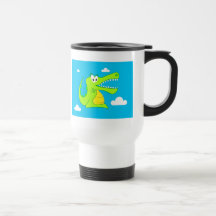 Taza feliz del viaje de Croc
