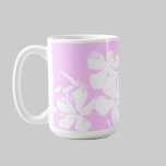 Taza floral del rosa y blanca mejor de la mamá nun tazas