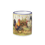 Taza francesa de la taza de café de los amigos del