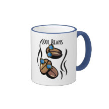 Taza fresca de las habas