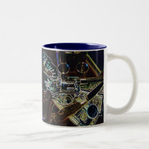 Taza fresca del extracto del arma