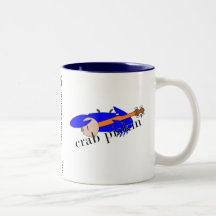 Taza frita meridional de Pickin del cangrejo de la