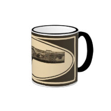 taza grabada del rifle