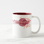 Taza gráfica rosada de Kentucky del círculo