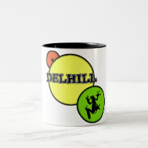 Taza hambrienta de la rana